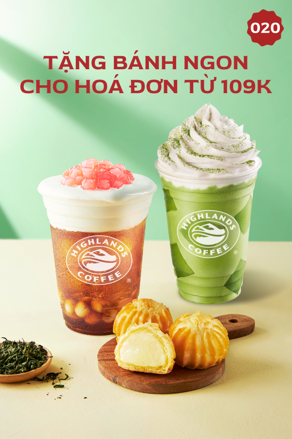 Tặng bánh ngon cho hóa đơn 109K