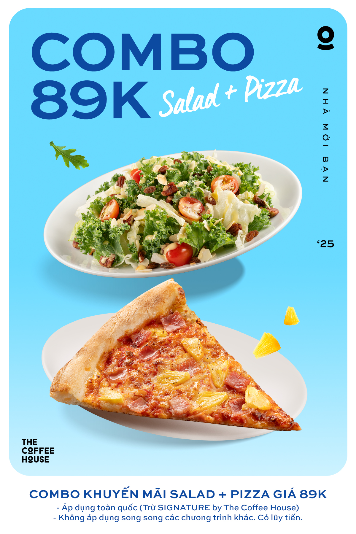Combo Salad + Pizza 89K